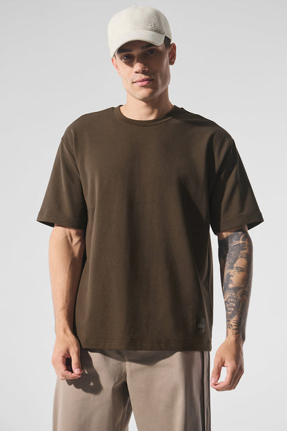 Double Take Short Sleeve - Espresso