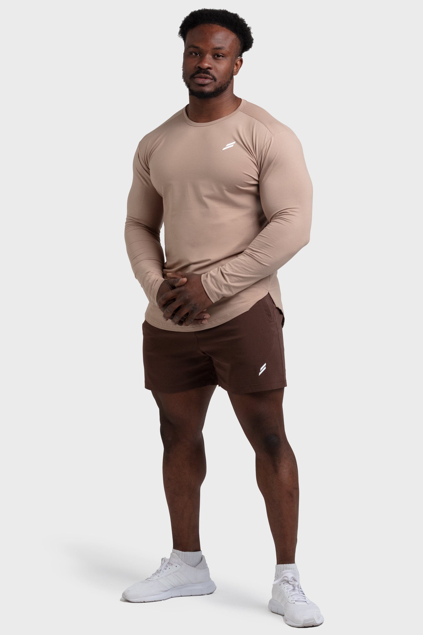 Mark Drop Long Sleeve - Light Taupe