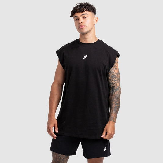 Mark Oversize Cutoff Tank - Black