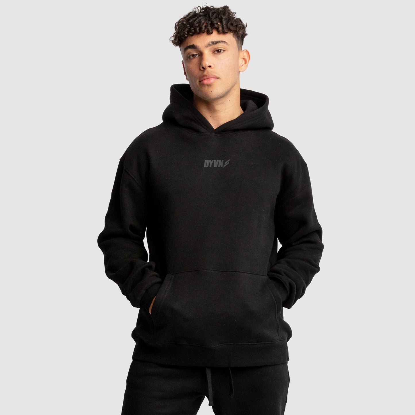 Men's DYVN Relaxed Fit Hoodie - Black