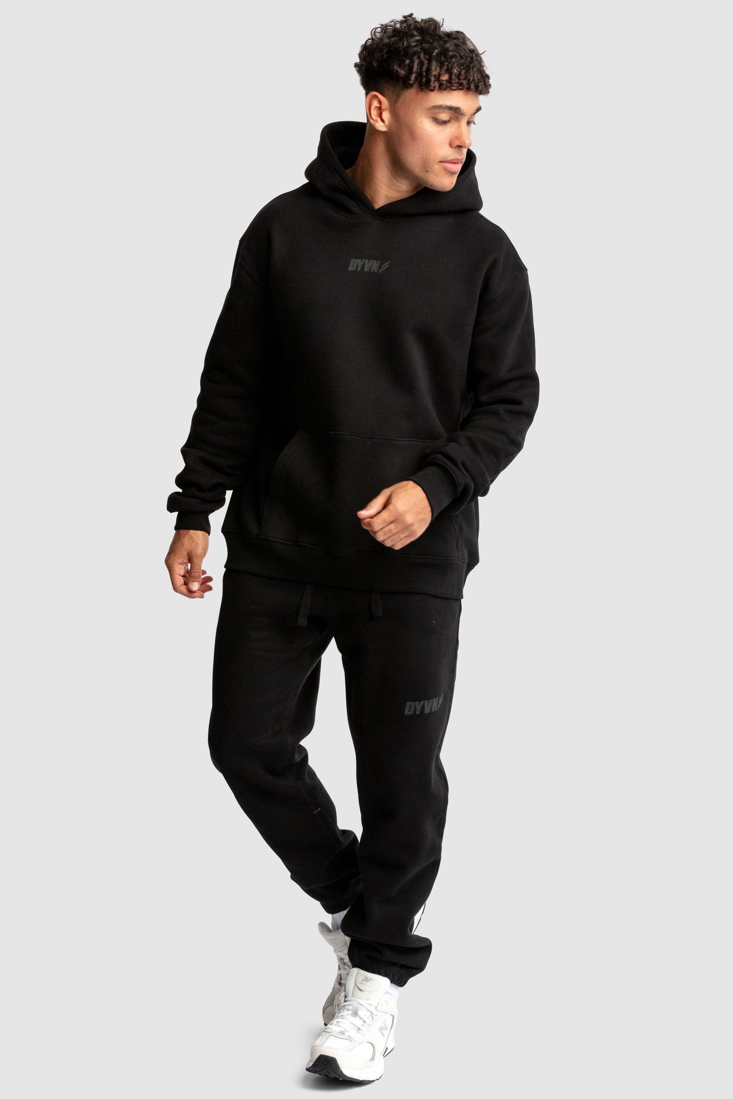 Men's DYVN Relaxed Fit Hoodie - Black