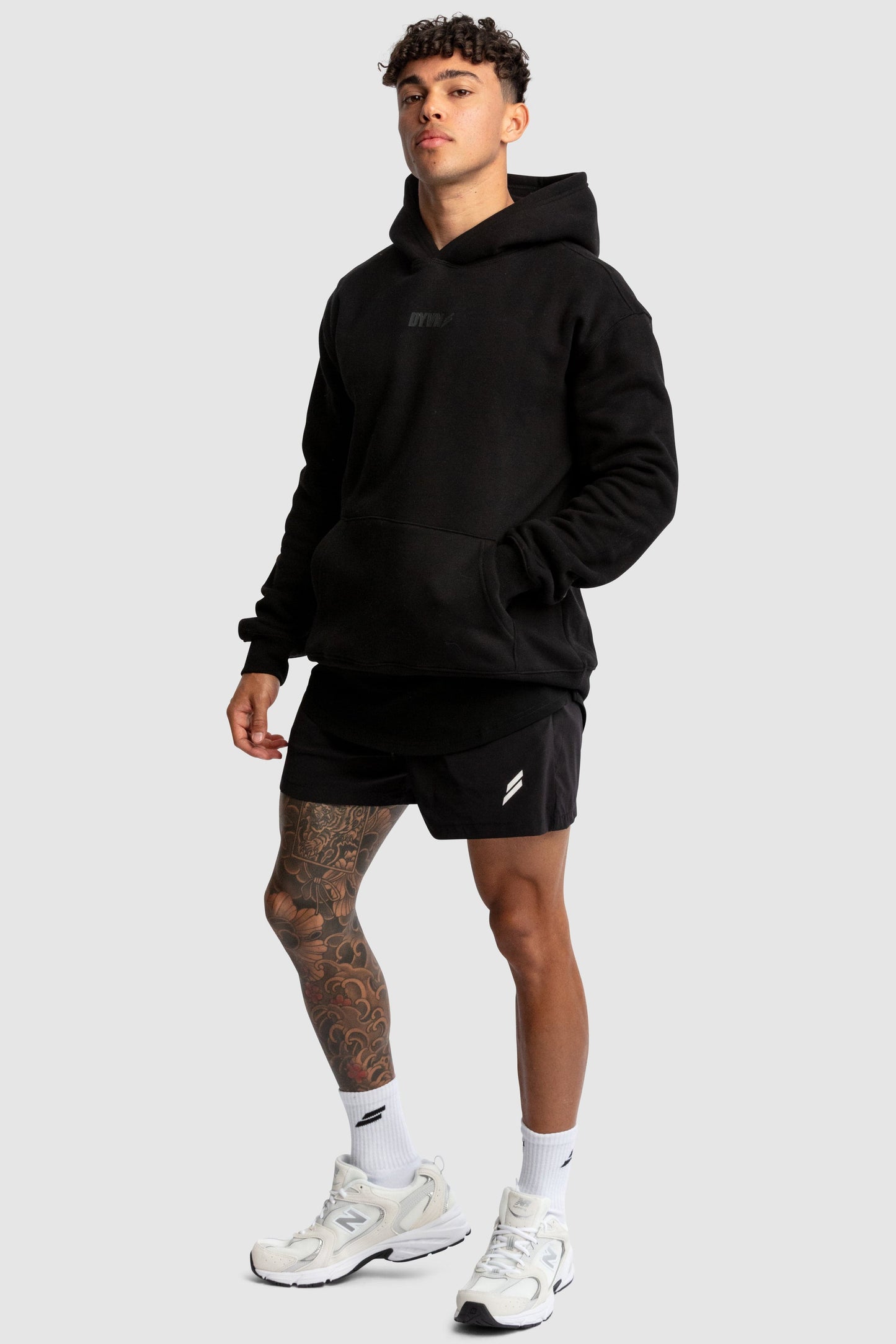 Men's DYVN Relaxed Fit Hoodie - Black